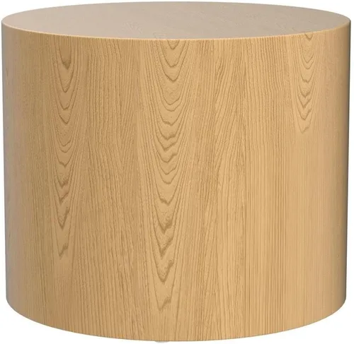 Miniatura 5 de Mesa Auxiliar de Madera Redonda Mesas de Centro Pequeñas Juego de Mesas Auxiliares Anidables de 2 para Sala de Estar Dormitorio Oficina, Sin Montaje