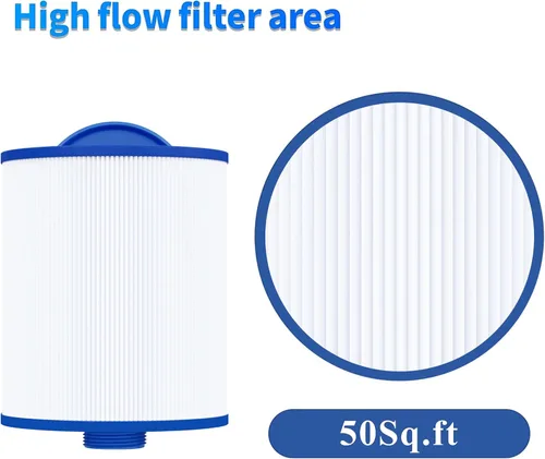 Miniatura 5 de Cryspool® 06045 Filtro compatible con Artesian Spas, Tidal Fit Swim 06-0006-12, 06-0005-12, 6CH-502, PAS50SV-F2M, FC-0311, cartucho de filtro de spa