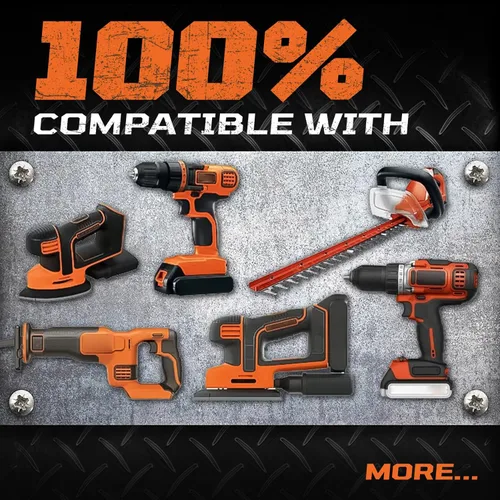 Miniatura 4 de Masione Batería de litio de repuesto para Black and Decker de 20 V, 3.0 Ah, paquete de 2 piezas de repuesto para LBXR20 LBX20 LB20 LBXR2020 LB2X4020