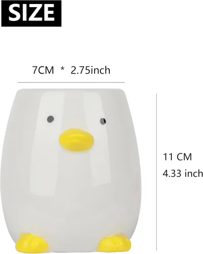 Miniatura 3 de Vaso de cepillo de dientes para niños, duradero y resistente a la decoloración para almacenamiento de escritorio de baño, hotel y oficina