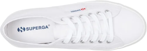 Miniatura 2 de SUPERGA Women's Low Lace-Up Shoes, White, 39.5 EU