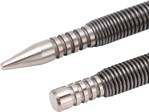 Miniatura 6 de Juego de perforadores de bisagra, 2 piezas de doble cabeza y juego de punzón de bisagra, juego de uñas de resorte 3500 PSI Striking Force