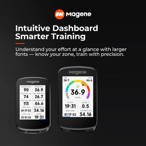 Miniatura 6 de Magene C506 GPS Bike Computer - Pantalla táctil a color de 2.4", navegación inteligente, WiFi rápida y Bluetooth, asistente de conducción