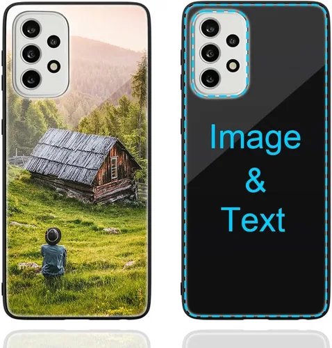 Miniatura 469 de Funda de teléfono personalizada para Samsung Galaxy S22+ / S22 Plus 5G, funda de TPU suave de vidrio templado antiarañazos personalizada con foto