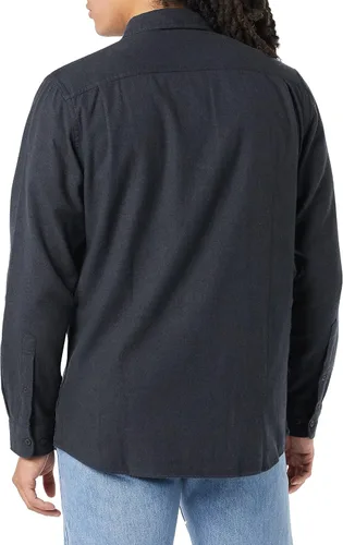 Miniatura 2 de Tienda Essentials - Camisa de franela de manga larga con ajuste regular y dos bolsillos para hombre