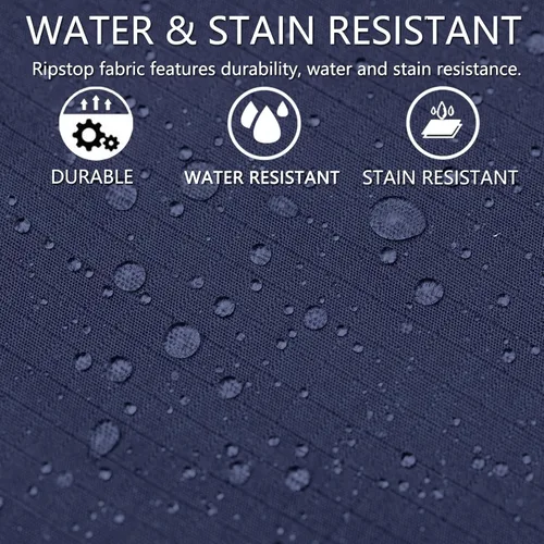 Miniatura 15 de Hiwise Pantalones tácticos elásticos para hombre, resistentes al agua, pantalones cargo Ripstop, ligeros para exteriores, pantalones de senderismo