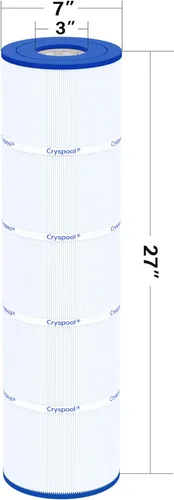 Miniatura 3 de Cryspool® 07079 Filtro compatible con Jandy CL340, CV340, PJAN85, R0554500, C-7459, FC-0800, A0557900, Cartucho de filtro de piscina de 4 x 85 pies
