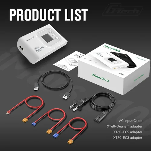 Miniatura 2 de Gens ace Imars S100 G-Tech Series 100W Lipo Cargador de batería (blanco)