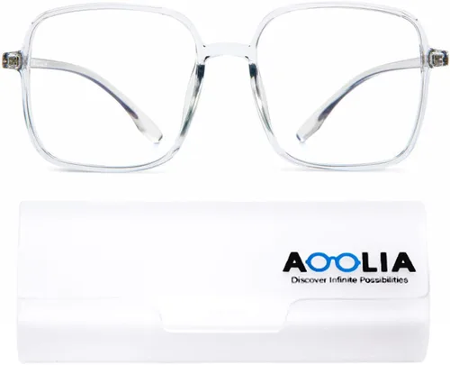 Miniatura 9 de Gafas de lectura cuadradas de gran tamaño, con borde completo, lentes de lectura con bloqueo de luz azul a la moda, anteojos ligeros