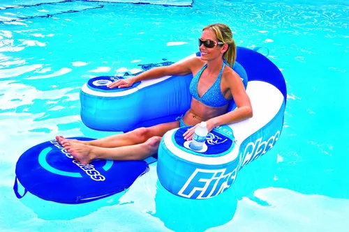 Miniatura 3 de Wow World of Watersports First Class Lounge - Flotador inflable para 1 persona y Aqua Campania Ultimate 2 en 1 - Flotador de piscina - Extra grande