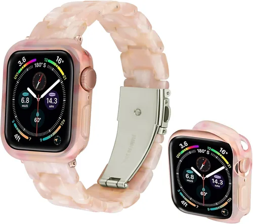 Miniatura 30 de Correa con estuche compatible con Apple Watch de 1.93 pulgadas, 1.81 pulgadas, 1.77 pulgadas, 1.73 pulgadas, 1.65 pulgadas, 1.61 pulgadas, 1.57