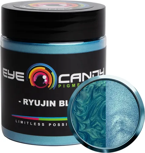 Miniatura 19 de Eye Candy Polvo de pigmento de mica prémium Kaiso Green (50 G), multiusos, aditivo para artes y manualidades, epoxi, arte de resina, esmalte