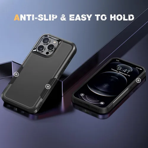 Miniatura 6 de Diaclara Funda diseñada para iPhone 12 Pro Max, [con protector de pantalla de privacidad] [antiespía] [protección contra caídas de grado militar]