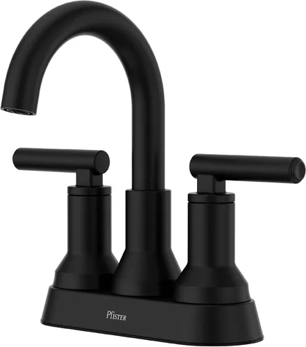 Miniatura 22 de Pfister Capistrano - Grifo de lavabo de baño, centro de 10.2 cm, 2 asas, 3 orificios, certificado NSF, acabado de níquel cepillado resistente a