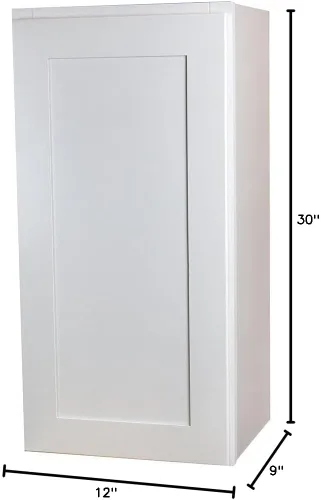 Miniatura 2 de Gabinete de pared blanco de la coctelera de 9" x 30
