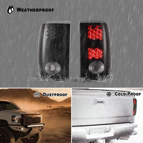 Miniatura 3 de Luces traseras Nixon Offroad para Ford Ranger 2001 2002 2003 2004 2005, lente ahumada (ahumado), excluyendo los modelos STX Humo