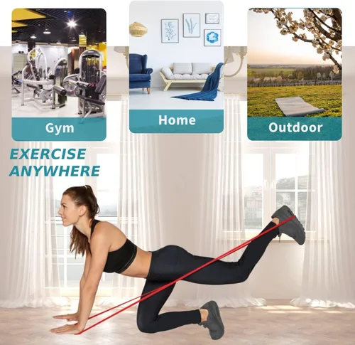 Miniatura 5 de Alllvocles Resistance Band, Pull Up Bands, Pull Up Assistance Bands, Workout Bands, Exercise Bands, Resistance Bands Set for Legs, Working Out