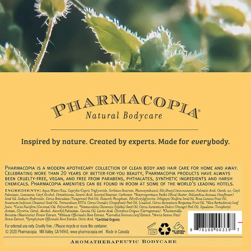 Miniatura 8 de Pharmacopia Acondicionador cítrico – Hidratante natural para el cuero cabelludo, vegano y libre de crueldad animal con manteca de karité, aloe vera