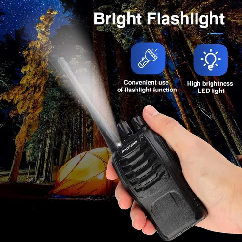 Miniatura 4 de BAOFENG Walkie Talkies 888S recargable de largo alcance con auriculares para adultos, radio profesional de 16 canales, radios bidireccionales