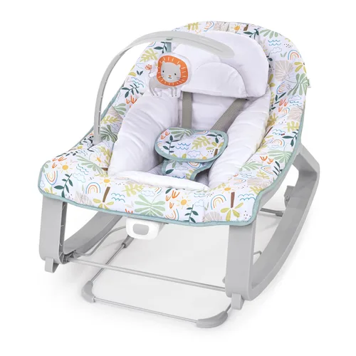 Miniatura 15 de Ingenuity Keep Cozy 3 en 1 Grow with Me - Asiento vibratorio para bebé y balancín de bebé a niño pequeño, 0-30 meses hasta 40 libras (Linden)