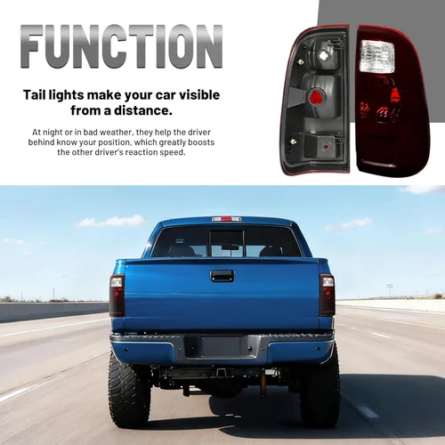 Miniatura 7 de HECASA Conjunto de Luz Trasera Compatible con Ford F250 F350 F450 F550 Super Duty 2008-2016 Reemplazo para BC3Z13405A BC3Z13404A FO2800208 FO2801208