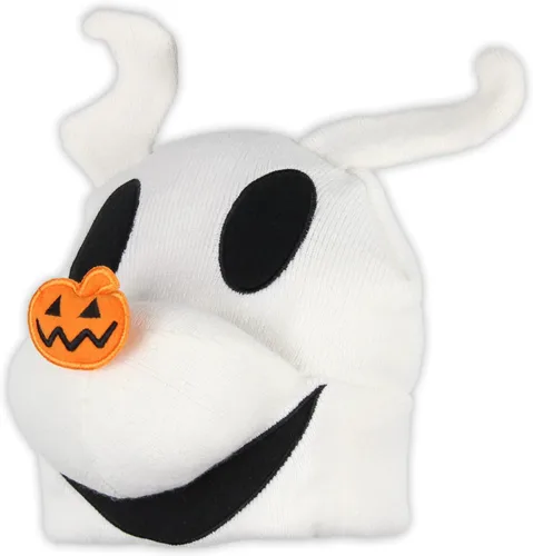 Miniatura 2 de Disney The Nightmare Before Christmas Zero The Dog - Gorro con diseño de personaje 3D, Blanco