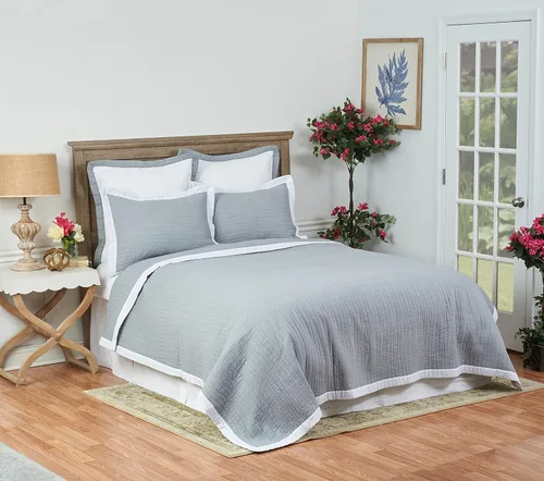 Miniatura 4 de C&F Home Kinsley - Juego de edredón reversible de 2 piezas con 1 funda de almohada estándar, tamaño individual, color verde