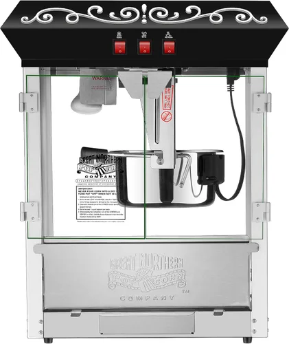 Miniatura 6 de Máquina para palomitas de maíz perfectas Great Northern de 10 oz, hace 12 cuartos de galón, Negro