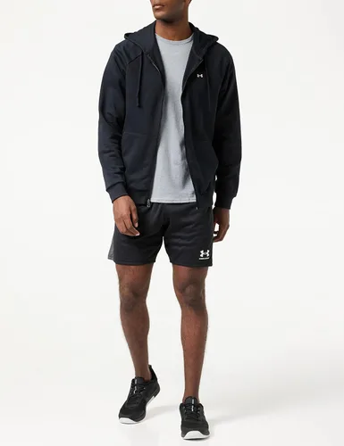Miniatura 3 de Under Armour Rival - Sudadera de vellón para hombre, con capucha y cierre con cremallera completa