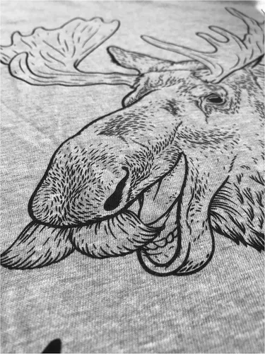 Miniatura 5 de Moostache Dad Joke Funny Stupid Animal Moose Humor Pun Bigote Camiseta para hombre