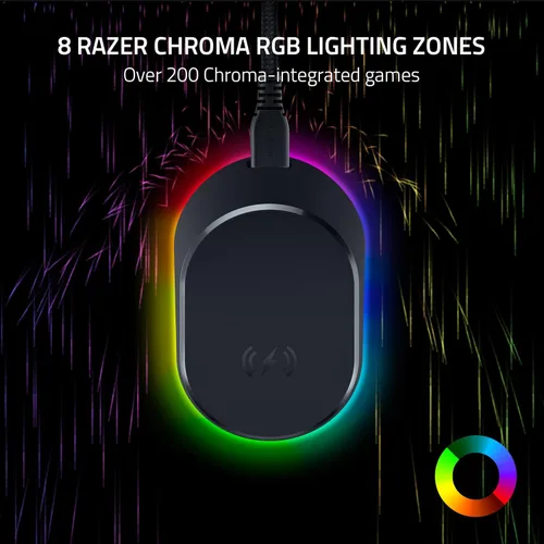 Miniatura 3 de Razer Mouse Dock Pro con Puck de Carga Inalámbrica: Carga Inalámbrica Magnética - Transceptor HyperPolling 4K Hz Integrado - Base Antideslizante