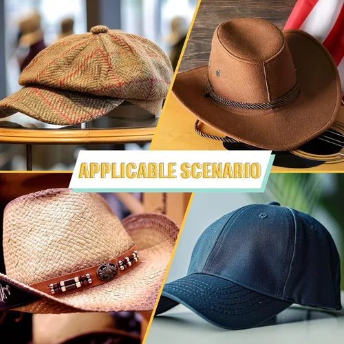 Miniatura 7 de Outus 23 piezas de cinta reductora de tamaño de sombrero, inserto de espuma, rollo de cinta reductora autoadhesiva (negro)