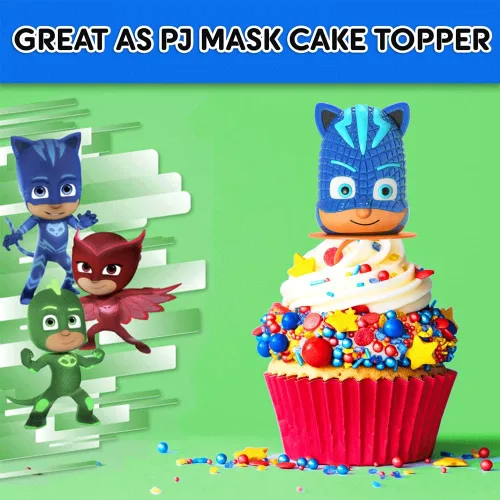 Miniatura 4 de PJ Masks - Juego de 15 anillos de piruleta para niños, para máscaras de pijama, suministros de fiesta de cumpleaños y máscara de pijama