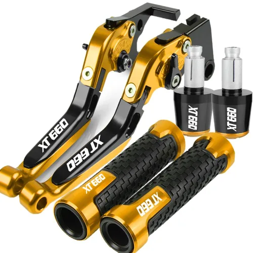 Miniatura 12 de NIKKHO Palanca de embrague de freno para YA & MAHA XT660 XT660R XT660X Tenere XT 660 2004-2011 Palancas de embrague de freno manija de embrague