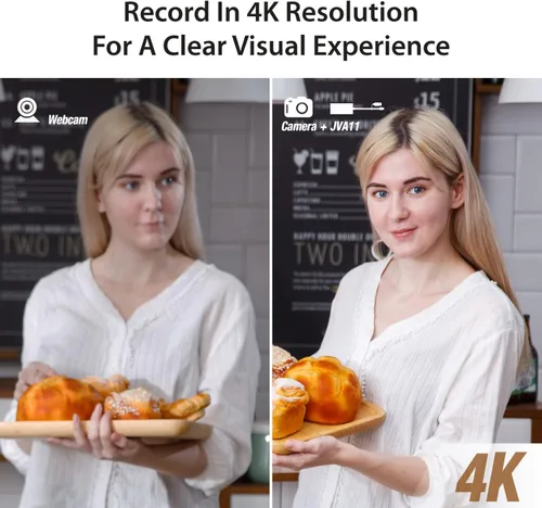 Miniatura 6 de j5create Tarjeta de captura de video HDMI 4K, enlace de cámara DSLR, adaptador de captura de juegos para juegos en vivo, transmisión, transmisión