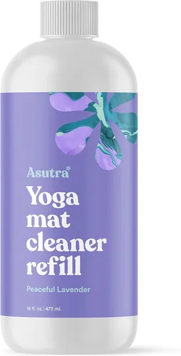 Miniatura 6 de ASUTRA Recambio de spray limpiador de esterilla de yoga (eucalipto elevador), 16 onzas líquidas, sin residuos resbaladizos, aceites esenciales