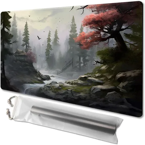 Miniatura 14 de MTG - Tapete de juego de tamaño 24 x 14 pulgadas, impresión antideslizante, ideal para entusiastas de los juegos de cartas, tapete de juego TCG