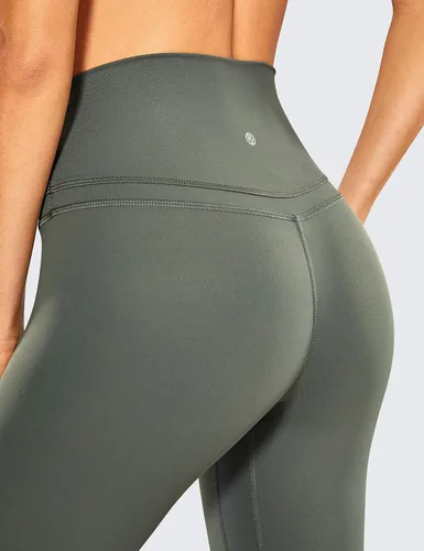 Miniatura 4 de CRZ YOGA Leggings deportivos para mujer de la colección Naked Feeling, para entrenamiento, entrepierna de 25pulgadas y largo de 78, de cintura alta