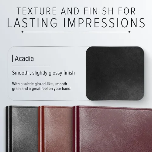 Miniatura 7 de Gallery Leather Daily Planner 2027, Elegantly Bound Daily Calendar Planner and Notebook with Stylish Gold-Gilded Page Edges, 12 Months - 2027