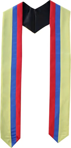 Colombia y Estados Unidos Combo Bandera Graduación Faja Estola País Orgullo