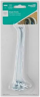 Miniatura 4 de National/Spectrum Brands HHI TV206858 Nacional MFG/Spectrum Brands HHI TV206858 2PK ZN 6CT SGL Ganchos