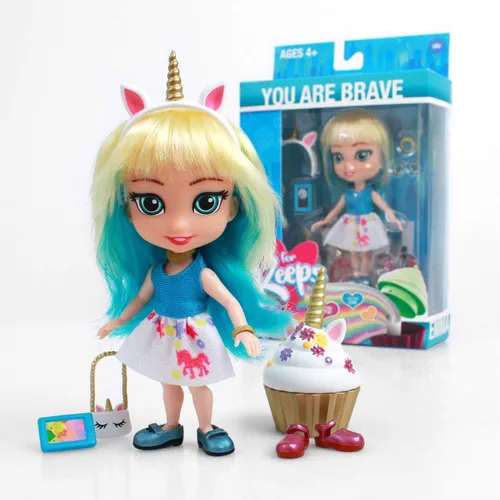 Miniatura 16 de Loyal Subjects - for Keeps Bella Girl with Cupcake Keepsake 5 figura de acción (red)