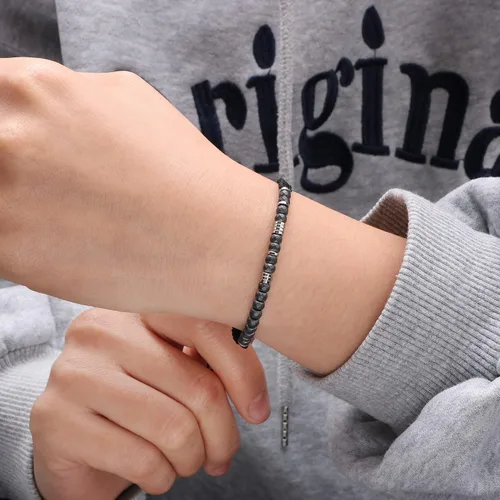 Miniatura 2 de JoycuFF Pulseras de cumpleaños con texto en inglés "I Love You" para el Día de Acción de Gracias, pulsera de hilo envolvente