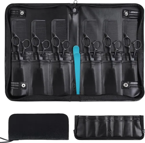 Estuche para tijeras de corte de pelo, estilista para peluqueros, estuches de tijeras para estilistas, estuche de tijeras para estilistas, estuche
