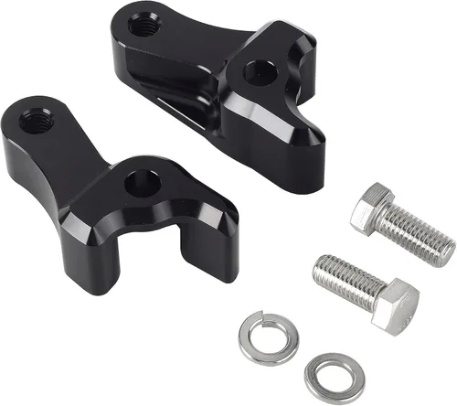 Kit de bloques de bajada negros de 1 pulgada para Harley Touring Road Glide Street Glide Road King Electra Glide Classic Special Custom CVO FLHXS