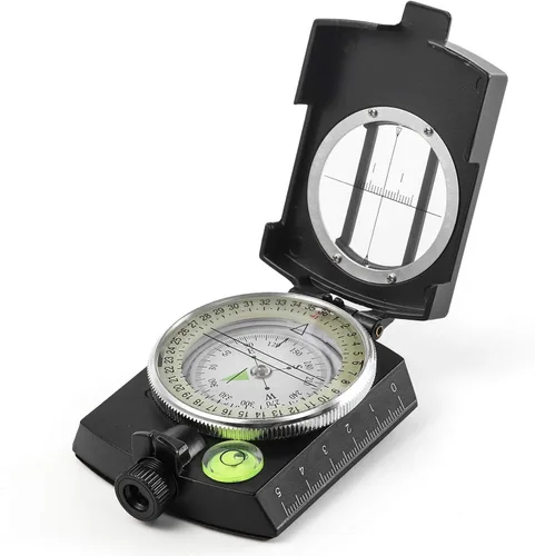 Miniatura 8 de Eyeskey Brújula Militar de Supervivencia Táctica Multifuncional con Cordón y Bolsa Impermeable y Resistente a los Impactos Brújula