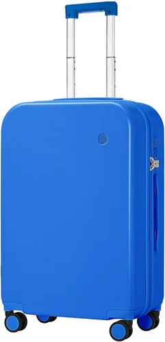 Mixi - Maleta con ruedas giratorias, de policarbonato, rígida, con cubierta y cerradura TSA, estuche de viaje ligero, de 16, 20, 22, 24 y 28 pulg,