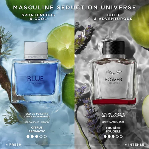 Miniatura 6 de Banderas Power of Seduction - EDT para hombres - Fragancia duradera, masculina y elegante - Ideal para uso diario - 3.4 Fl Oz