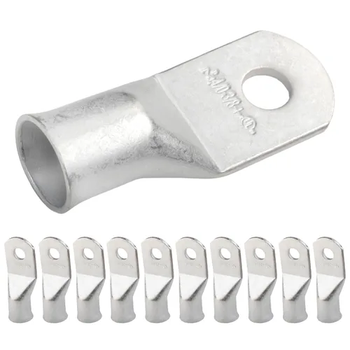 Miniatura 266 de SELTERM 5 piezas terminales de cable de cobre estañado 1/0 AWG perno de 1/2", extremos de cable de batería, terminales de anillo, conectores