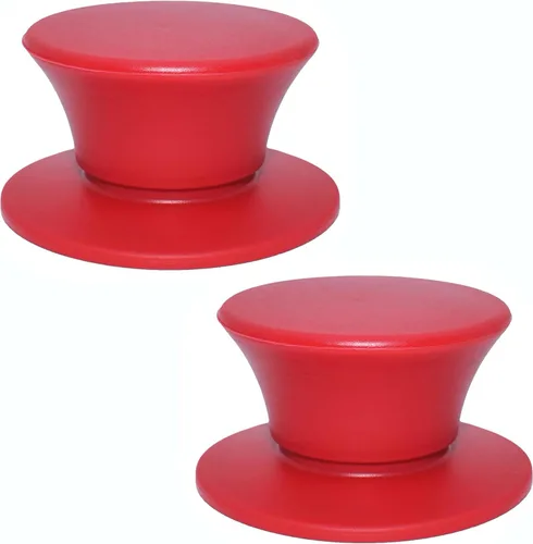Miniatura 5 de 2 piezas universales de silicona para tapa de olla de repuesto para tapa de sartén (negro)